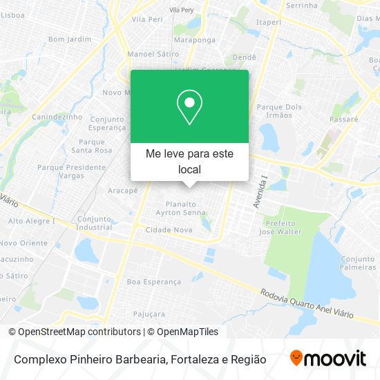 Complexo Pinheiro Barbearia mapa