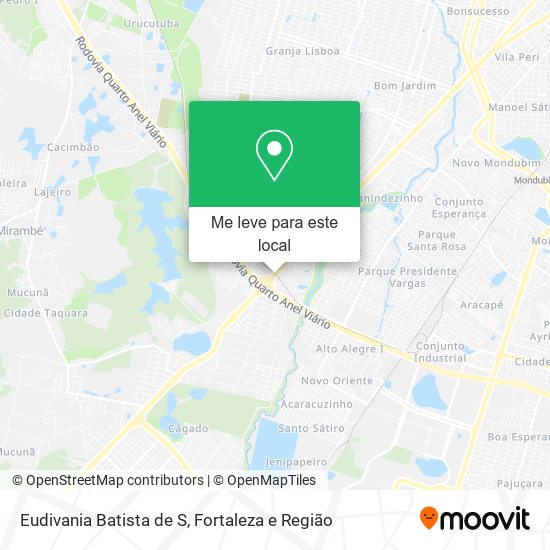 Eudivania Batista de S mapa