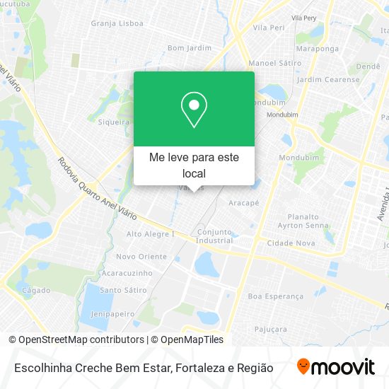 Escolhinha Creche Bem Estar mapa