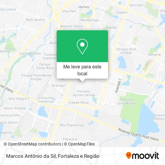 Marcos Antônio da Sil mapa