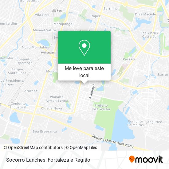 Socorro Lanches mapa
