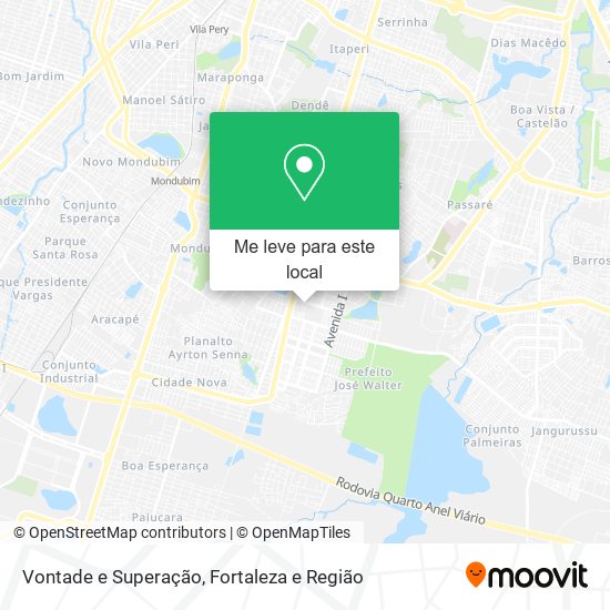 Vontade e Superação mapa