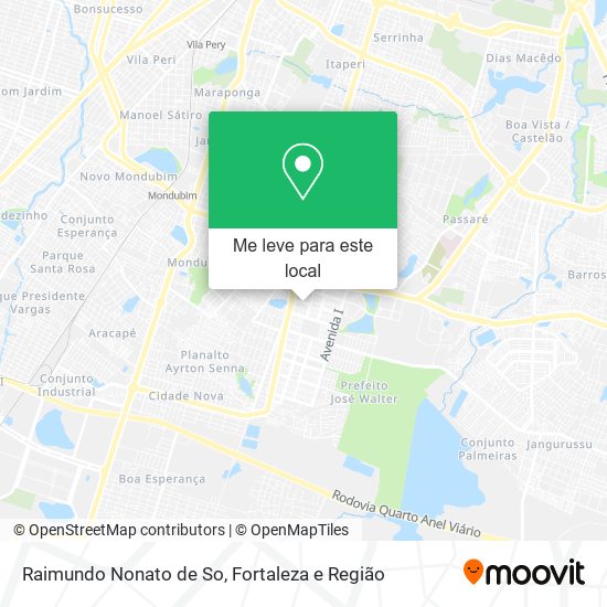 Raimundo Nonato de So mapa