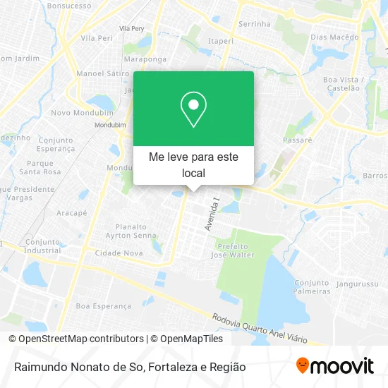 Raimundo Nonato de So mapa