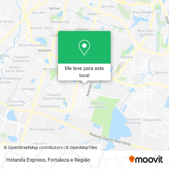 Holanda Express mapa