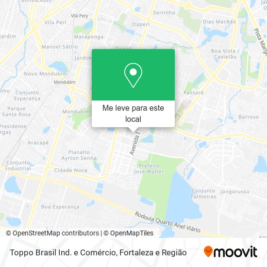 Toppo Brasil Ind. e Comércio mapa