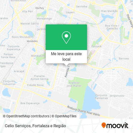 Celio Serviços mapa