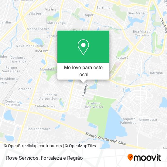 Rose Servicos mapa