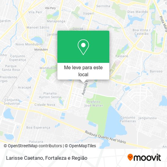 Larisse Caetano mapa