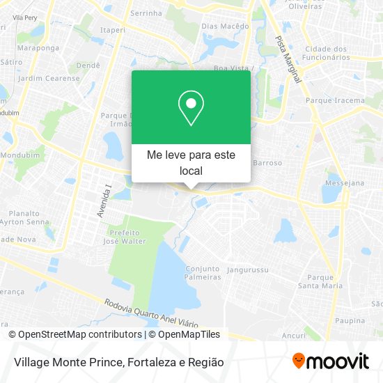 Village Monte Prince mapa