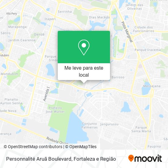 Personnalité Aruã Boulevard mapa