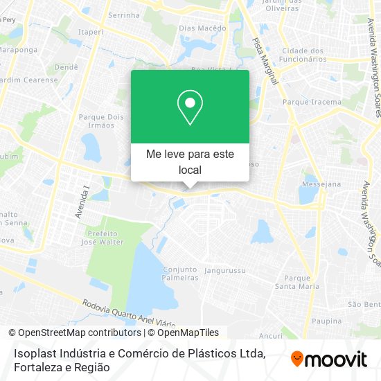 Isoplast Indústria e Comércio de Plásticos Ltda mapa