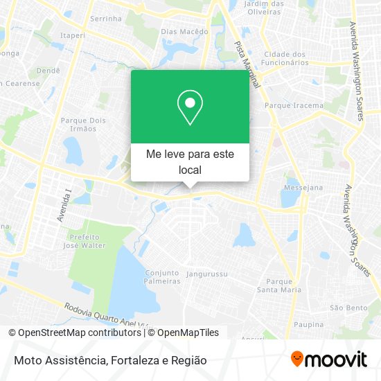 Moto Assistência mapa