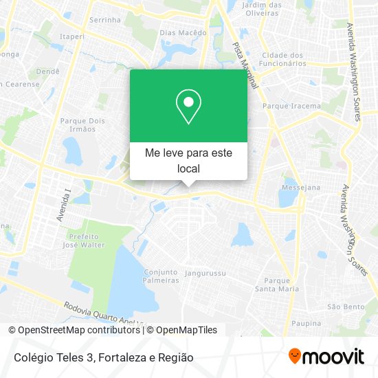 Colégio Teles 3 mapa