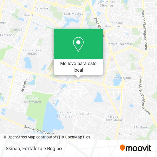 Skinão mapa