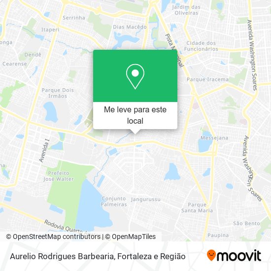 Aurelio Rodrigues Barbearia mapa