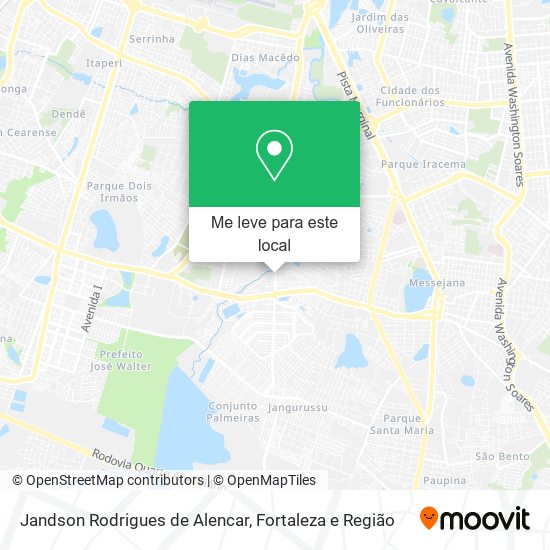 Jandson Rodrigues de Alencar mapa