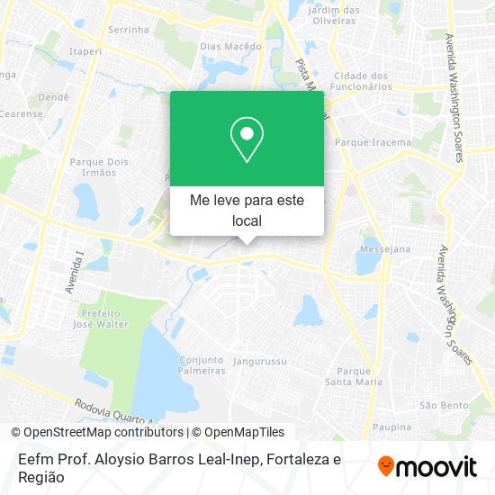 Eefm Prof. Aloysio Barros Leal-Inep mapa