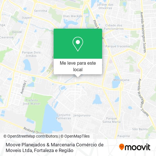 Moove Planejados & Marcenaria Comércio de Moveis Ltda mapa