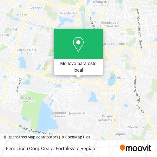 Eem Liceu Conj. Ceará mapa