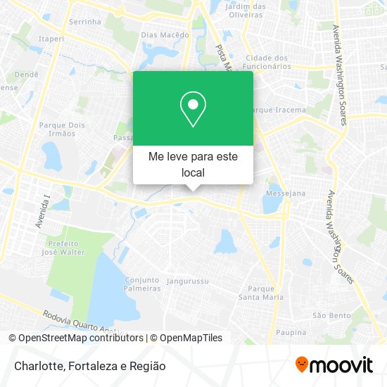 Charlotte mapa