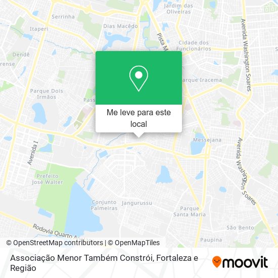 Associação Menor Também Constrói mapa