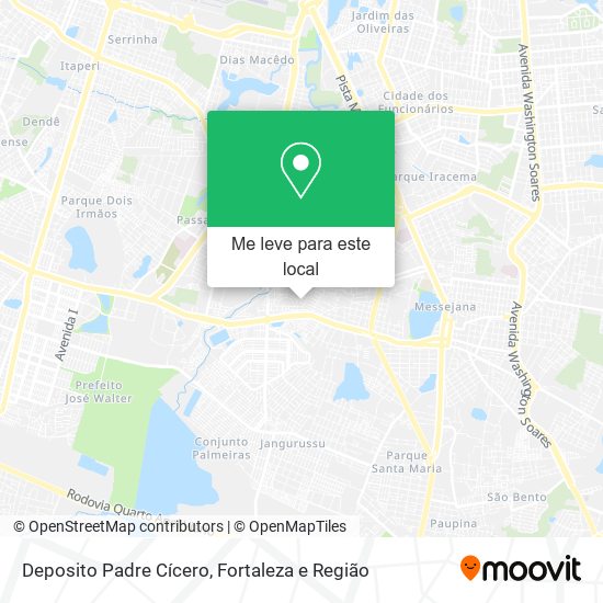 Deposito Padre Cícero mapa
