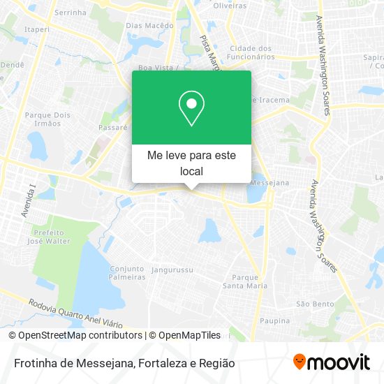 Frotinha de Messejana mapa