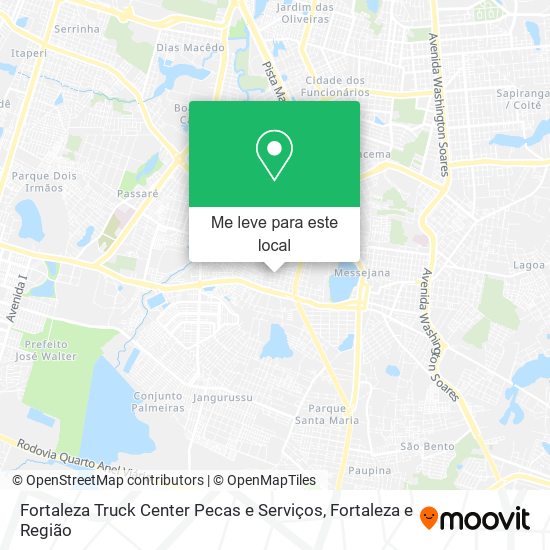 Fortaleza Truck Center Pecas e Serviços mapa