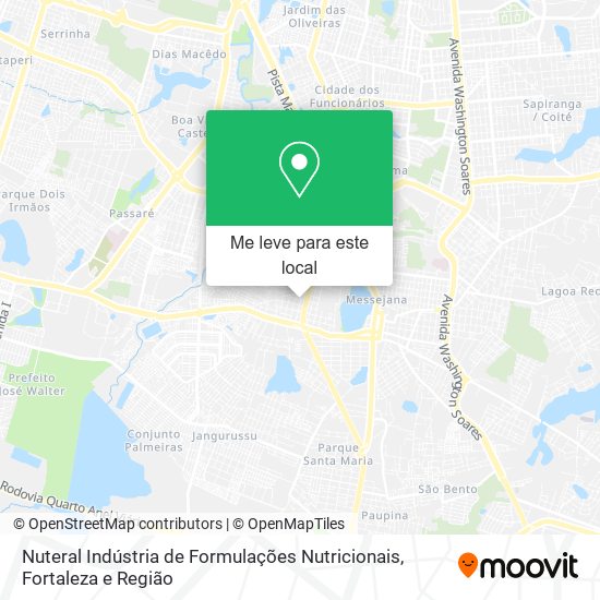 Nuteral Indústria de Formulações Nutricionais mapa