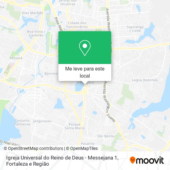 Igreja Universal do Reino de Deus - Messejana 1 mapa