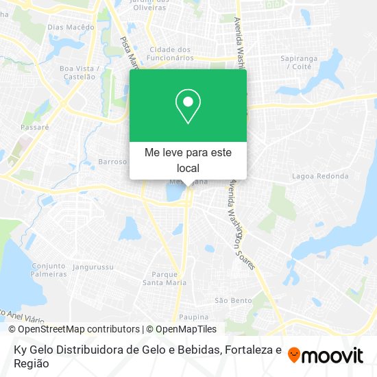 Ky Gelo Distribuidora de Gelo e Bebidas mapa