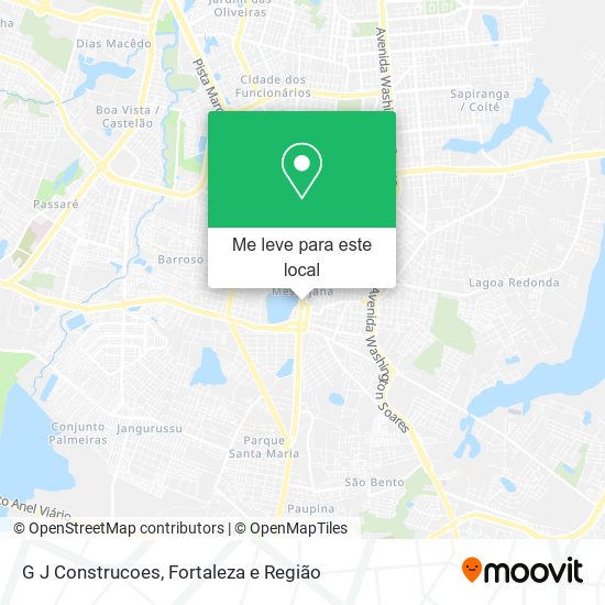 G J Construcoes mapa