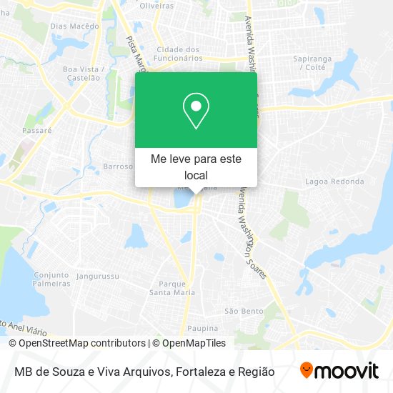 MB de Souza e Viva Arquivos mapa