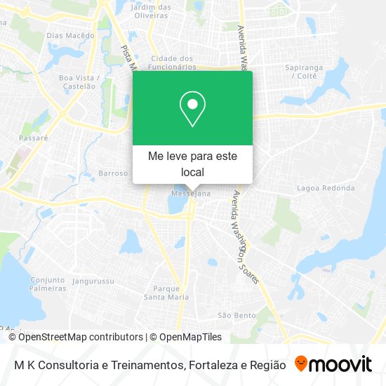 M K Consultoria e Treinamentos mapa