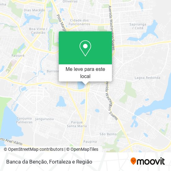 Banca da Benção mapa