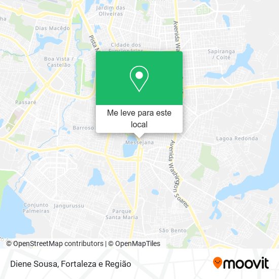 Diene Sousa mapa