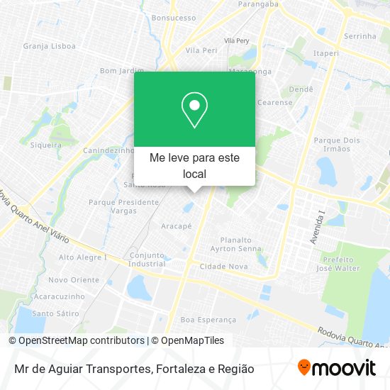 Mr de Aguiar Transportes mapa