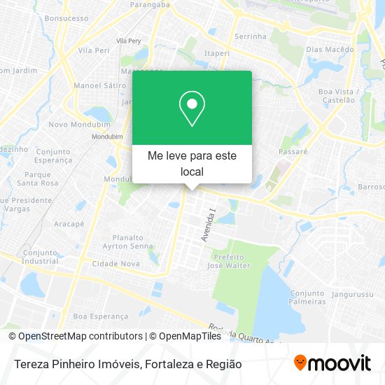 Tereza Pinheiro Imóveis mapa