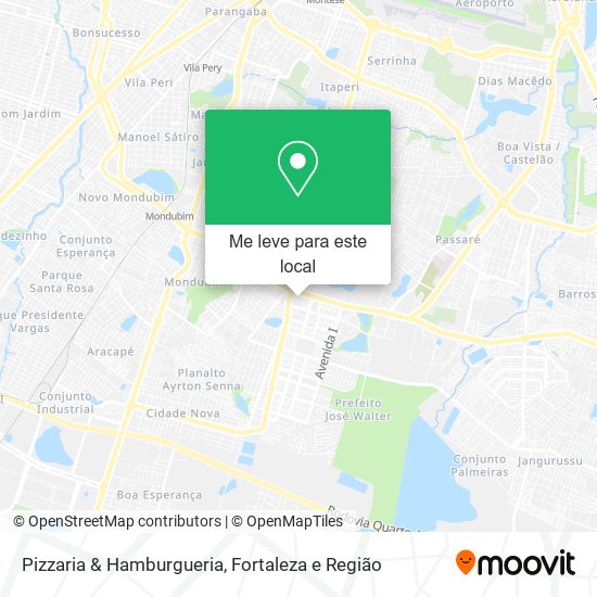 Pizzaria & Hamburgueria mapa