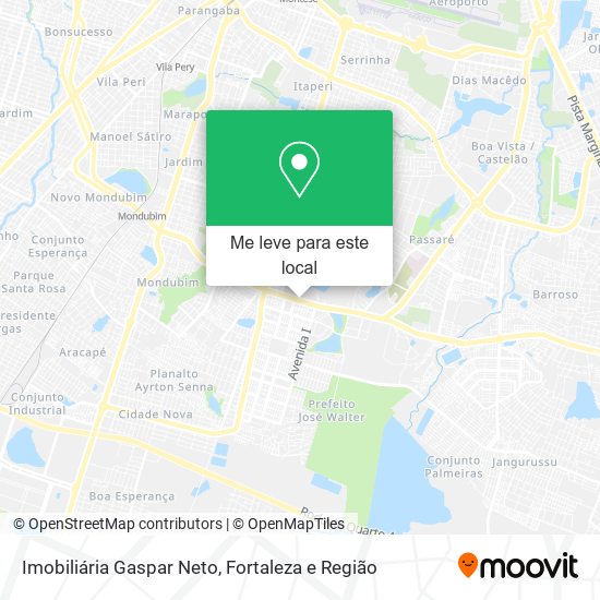 Imobiliária Gaspar Neto mapa