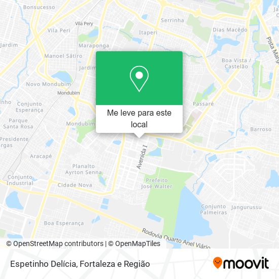 Espetinho Delícia mapa