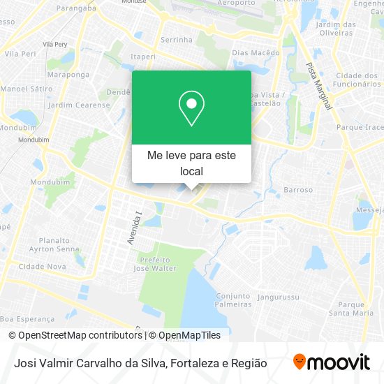 Josi Valmir Carvalho da Silva mapa