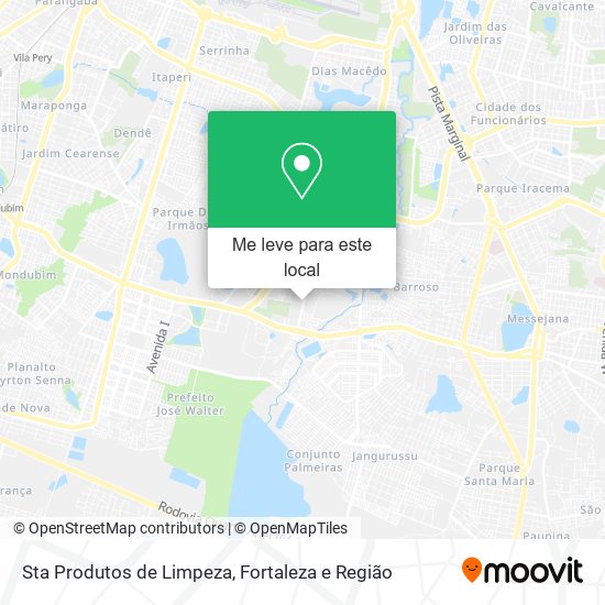 Sta Produtos de Limpeza mapa