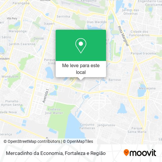 Mercadinho da Economia mapa