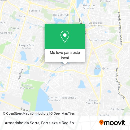 Armarinho da Sorte mapa