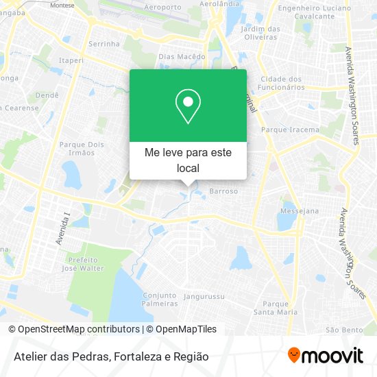 Atelier das Pedras mapa