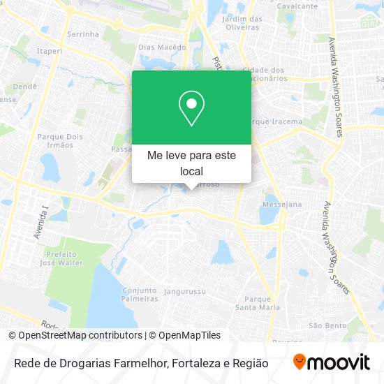 Rede de Drogarias Farmelhor mapa