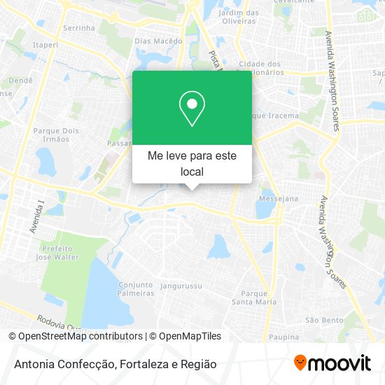 Antonia Confecção mapa