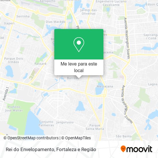 Rei do Envelopamento mapa